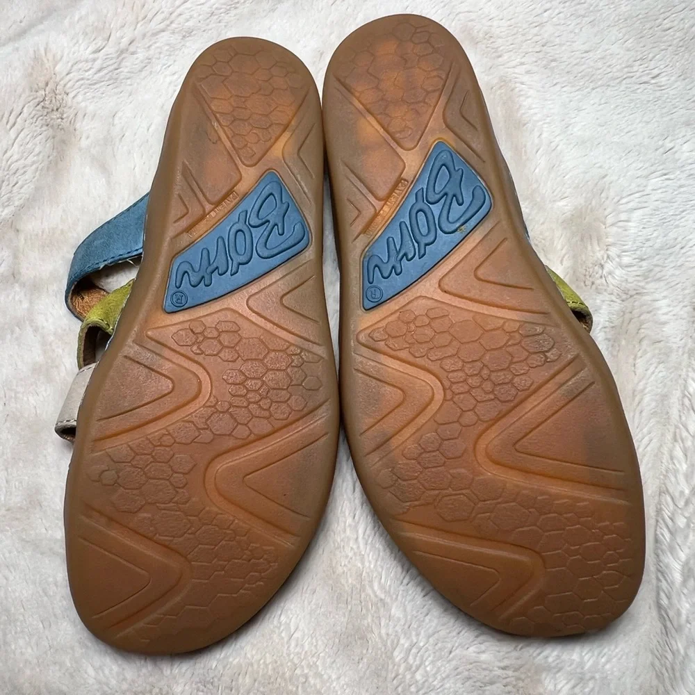 Born Lynae Slide Sandals Womens Size 6 M Sand Multi Color - Picture 3 of 5